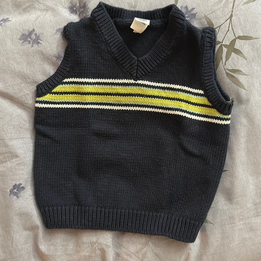 Vintage Baby Gap Sweater Vest infant 6-12mths